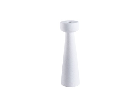 DARIS ΚΗΡΟΠΗΓΙΟ 7x7x25cm ΚΕΡΑΜΙΚΟ ΛΕΥΚΟ