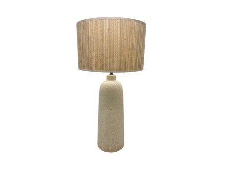 ZED ΦΩΤΙΣΤΙΚΟ ΕΠΙΤΡΑΠΕΖΙΟ 15x15x65cm ΚΕΡΑΜΙΚΟ ΜΠΕΖ BAMBOO ΦΥΣΙΚΟ