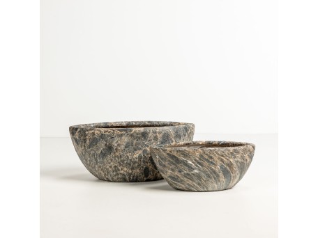 GASHER ΚΑΣΠΩ ΣΕΤ 2ΤΜΧ 46x22x20cm ΚΕΡΑΜΙΚΟ ΑΝΘΡΑΚΙ ΜΠΕΖ