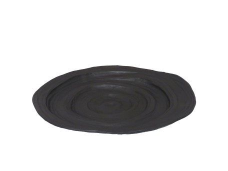 ARTIOM ΔΙΣΚΟΣ ΔΙΑΚΟΣΜΗΣΗΣ 42x41x6cm ΑΛΟΥΜΙΝΙΟ ΜΑΥΡΟ