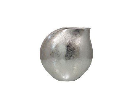 BRONTIE ΒΑΖΟ 40x17x40cm ΑΛΟΥΜΙΝΙΟ ΑΣΗΜΙ