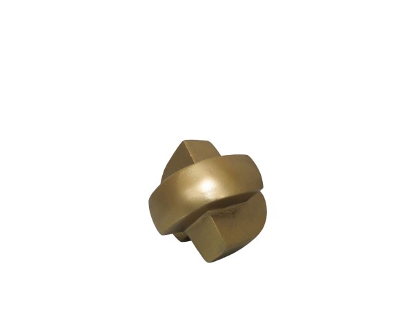 BRONTIE ΔΙΑΚΟΣΜΗΤΙΚΟ ΚΟΜΠΟΣ 13x13x13cm ΑΛΟΥΜΙΝΙΟ ΧΡΥΣΟ