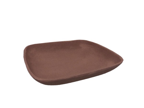 NATHEN ΔΙΣΚΟΣ ΔΙΑΚΟΣΜΗΣΗΣ 27x27x5cm ΑΛΟΥΜΙΝΙΟ TERRACOTTA