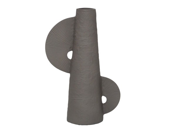 FINTON ΒΑΖΟ 26x13x40cm ΑΛΟΥΜΙΝΙΟ MUD