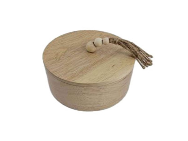 SONTO ΚΟΥΤΙ ΑΠΟΘΗΚΕΥΣΗΣ 20x20x8cm ΞΥΛΟ ΦΥΣΙΚΟ