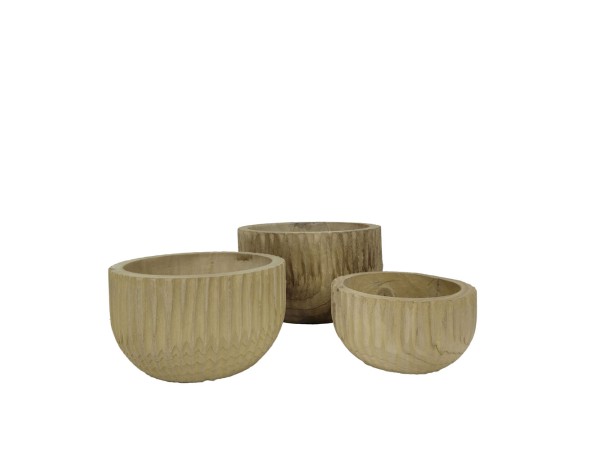 SONTO ΜΠΩΛ SET 3ΤΜΧ 29x29x17cm ΞΥΛΟ ΦΥΣΙΚΟ SONTO ΜΠΩΛ SET 3ΤΜΧ 29x29x17cm ΞΥΛΟ ΦΥΣΙΚΟ