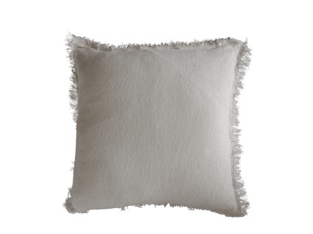 BELUD ΔΙΑΚΟΣΜΗΤΙΚΟ ΜΑΞΙΛΑΡΙ 45x45cm ΥΦΑΣΜΑ ΛΕΥΚΟ POLYESTER