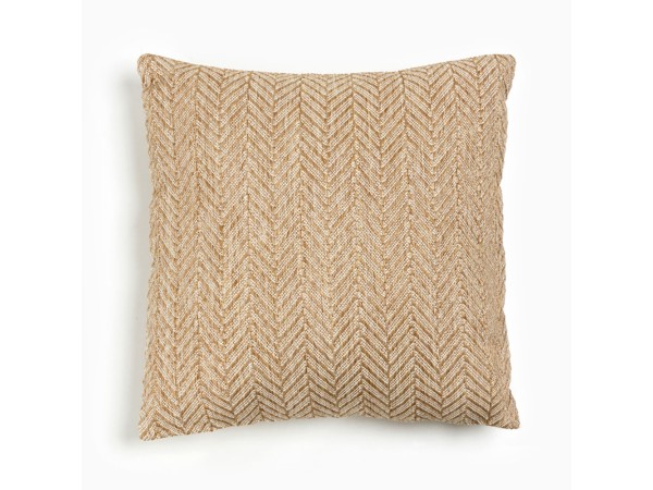 IKAN ΔΙΑΚΟΣΜΗΤΙΚΟ ΜΑΞΙΛΑΡΙ ΕΞΩΤΕΡΙΚΟΥ ΧΩΡΟΥ 45x45cm ΥΦΑΣΜΑ CARAMEL POLYESTER