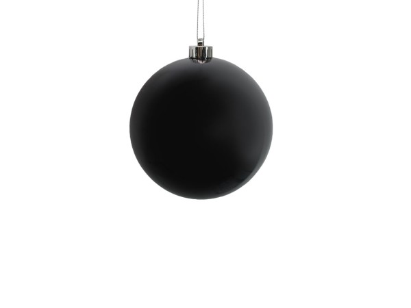 PERLA DARK ΧΡΙΣΤΟΥΓΕΝΝΙΑΤΙΚΗ ΜΠΑΛΑ 15x15x15cm ΠΛΑΣΤΙΚΟ ΜΑΥΡΟ