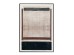 SQUARE ΠΙΝΑΚΑΣ ΔΙΑΚΟΣΜΗΤΙΚΟΣ ΜΕ ΚΟΡΝΙΖΑ 80x120x4cm ΚΑΜΒΑΣ ΜΠΕΖ ΜΑΥΡΟ ΚΑΦΕ PS