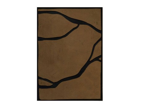 EAVAN ΠΙΝΑΚΑΣ ΔΙΑΚΟΣΜΗΤΙΚΟΣ ΜΕ ΚΟΡΝΙΖΑ 80x120x4cm ΚΑΜΒΑΣ ΚΑΦΕ ΜΑΥΡΟ PS