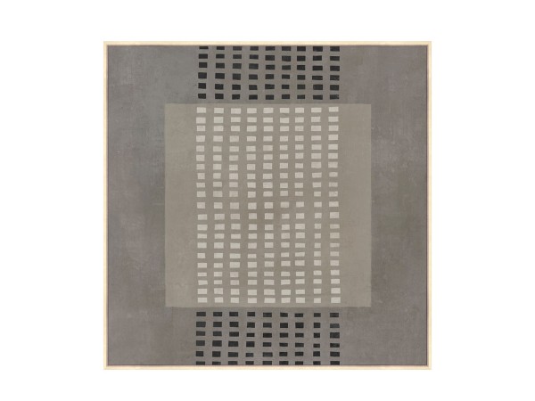 FRAMED DREAM ΠΙΝΑΚΑΣ ΔΙΑΚΟΣΜΗΤΙΚΟΣ ΜΕ ΚΟΡΝΙΖΑ 80x80x4cm ΚΑΜΒΑΣ ΓΚΡΙ ΣΚΟΥΡΟ ΜΠΕΖ ΞΥΛΟ