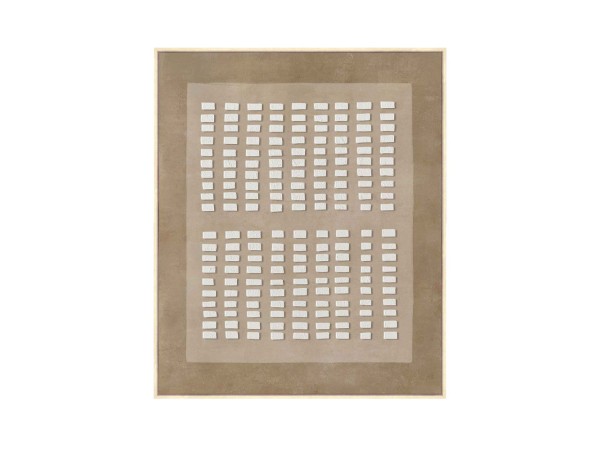 THE COLLECTIVE ΠΙΝΑΚΑΣ ΔΙΑΚΟΣΜΗΤΙΚΟΣ ΜΕ ΚΟΡΝΙΖΑ 80x120x4cm ΚΑΜΒΑΣ ΚΑΦΕ ΜΠΕΖ ΞΥΛΟ