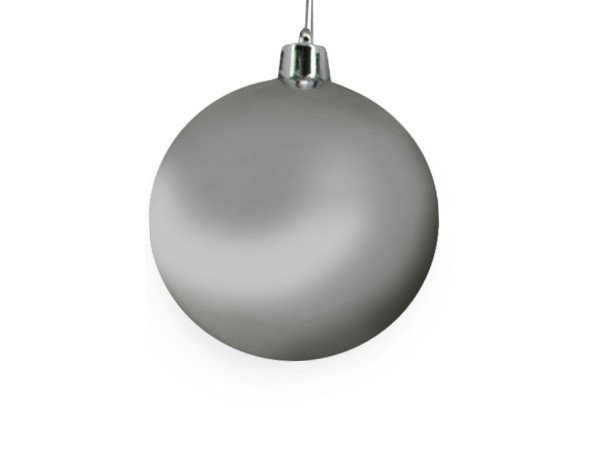 SILVER ΧΡΙΣΤΟΥΓΕΝΝΙΑΤΙΚΗ ΜΠΑΛΑ 20x20x20cm ΠΛΑΣΤΙΚΟ ΑΣΗΜΙ SILVER ΧΡΙΣΤΟΥΓΕΝΝΙΑΤΙΚΗ ΜΠΑΛΑ 20x20x20cm ΠΛΑΣΤΙΚΟ ΑΣΗΜΙ