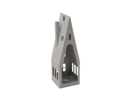 CASA ΧΡΙΣΤΟΥΓΕΝΝΙΑΤΙΚΟ ΔΙΑΚΟΣΜΗΤΙΚΟ ΡΕΣΩ 10x9x31cm ΜΕΤΑΛΛΟ ΛΕΥΚΟ