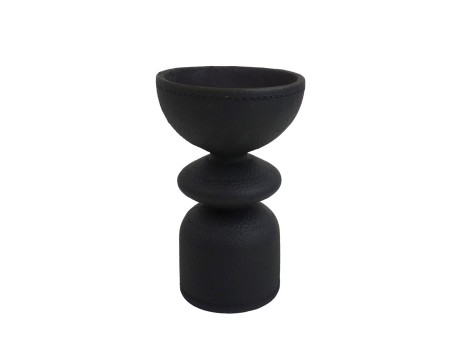 NOCTURIA ΔΙΑΚΟΣΜΗΤΙΚΟ ΚΗΡΟΠΗΓΙΟ 10x10x16cm POLYRESIN ΜΑΥΡΟ