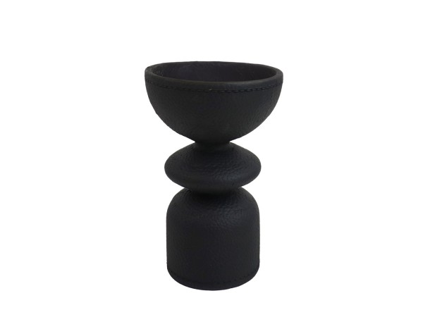 NOCTURIA ΔΙΑΚΟΣΜΗΤΙΚΟ ΚΗΡΟΠΗΓΙΟ 10x10x15.5cm POLYRESIN ΜΑΥΡΟ