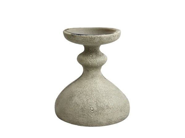 OMBRE.I ΔΙΑΚΟΣΜΗΤΙΚΟ ΚΗΡΟΠΗΓΙΟ 13.5x10.5x15.5cm POLYRESIN STONE GREY