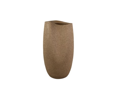 AITHERIUM.I ΔΙΑΚΟΣΜΗΤΙΚΟ ΒΑΖΟ 20.5x20.5x37.5cm POLYRESIN TERRACOTTA