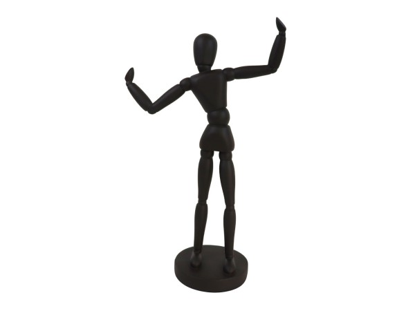 BALLO CORPO.2 ΔΙΑΚΟΣΜΗΤΙΚΟ ΣΩΜΑ 21x10.5x35cm POLYRESIN ΜΑΥΡΟ