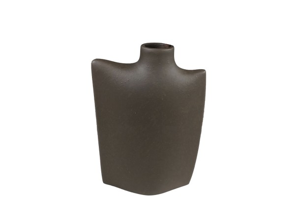 BOTELLA ΔΙΑΚΟΣΜΗΤΙΚΟ ΒΑΖΟ 17x7x25cm POLYRESIN ΚΑΦΕ ΣΚΟΥΡΟ