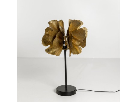 BLOSSOM ΦΩΤΙΣΤΙΚΟ ΕΠΙΤΡΑΠΕΖΙΟ 34.5x34.5x55cm ΜΕΤΑΛΛΟ BROWN GOLD ΜΑΥΡΟ