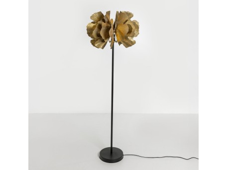 BLOSSOM ΦΩΤΙΣΤΙΚΟ ΕΠΙΔΑΠΕΔΙΟ 49x49x149cm ΜΕΤΑΛΛΟ BROWN GOLD ΜΑΥΡΟ