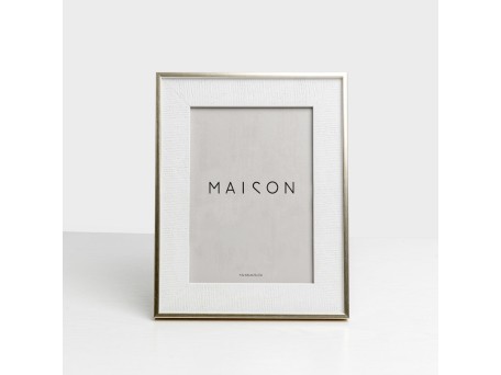 PAPIRUS ΚΟΡΝΙΖΑ 18.4x1.6x23.5cm POLYRESIN ΛΕΥΚΟ ΧΡΥΣΟ ΓΥΑΛΙ