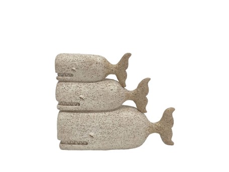 MONDO ΔΙΑΚΟΣΜΗΤΙΚΟ ΨΑΡΙ 23x8x18cm POLYRESIN ΜΠΕΖ ΚΑΦΕ