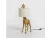 GIRAFFA ΦΩΤΙΣΤΙΚΟ ΕΠΙΤΡΑΠΕΖΙΟ 30x26x68cm POLYRESIN ΦΥΣΙΚΟ ΥΦΑΣΜΑ