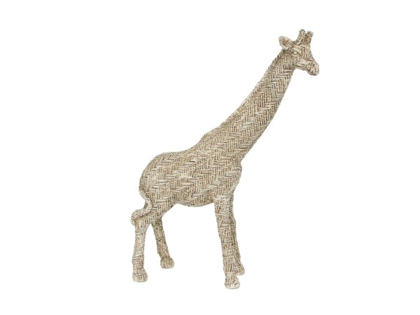 GIRAFFA N ΔΙΑΚΟΣΜΗΤΙΚΟ ΚΑΜΗΛΟΠΑΡΔΑΛΗ 22x8x31cm POLYRESIN ΜΠΕΖ ΚΑΦΕ