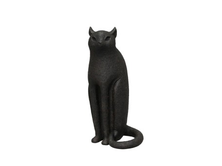 LUNA ΔΙΑΚΟΣΜΗΤΙΚΟ ΓΑΤΑ 13x11x26cm POLYRESIN ΜΑΥΡΟ