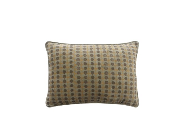 SUEVE ΔΙΑΚΟΣΜΗΤΙΚΟ ΜΑΞΙΛΑΡΙ 60x40cm ΥΦΑΣΜΑ ΜΟΥΣΤΑΡΔΙ ΑΝΘΡΑΚΙ