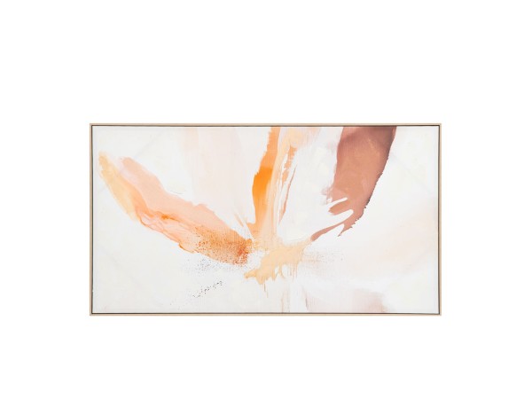 CALANDIUM C ΠΙΝΑΚΑΣ ΔΙΑΚΟΣΜΗΤΙΚΟΣ ΜΕ ΚΟΡΝΙΖΑ 80x145x4cm ΚΑΜΒΑΣ ΜΠΕΖ ΠΟΛΥΧΡΩΜΟ ΞΥΛΟ ΦΥΣΙΚΟ