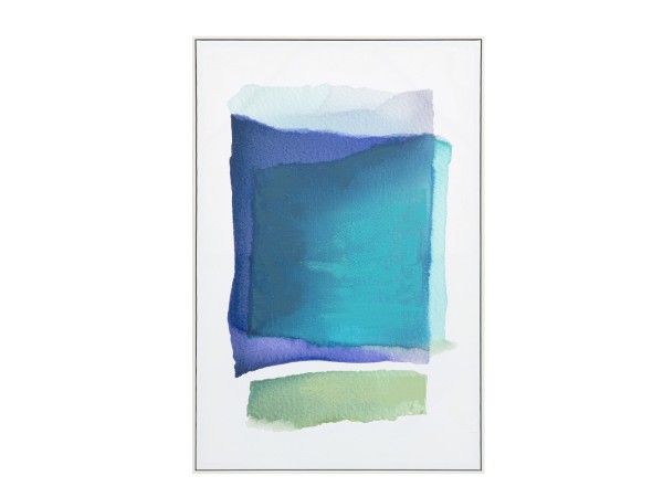 MOTIF MAR A ΠΙΝΑΚΑΣ ΔΙΑΚΟΣΜΗΤΙΚΟΣ ΜΕ ΚΟΡΝΙΖΑ 80x120x4cm ΚΑΜΒΑΣ ΠΟΛΥΧΡΩΜΟ ΞΥΛΟ ΑΣΠΡΟ