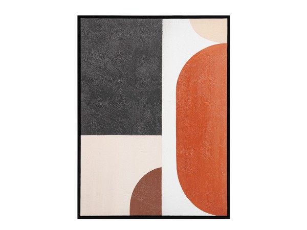 VARME A ΠΙΝΑΚΑΣ ΔΙΑΚΟΣΜΗΤΙΚΟΣ ΜΕ ΚΟΡΝΙΖΑ 60x80x4cm ΚΑΜΒΑΣ ΠΟΛΥΧΡΩΜΟ ΞΥΛΟ ΜΑΥΡΟ