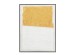 DUE MONDI ΠΙΝΑΚΑΣ ΔΙΑΚΟΣΜΗΤΙΚΟΣ ΜΕ ΚΟΡΝΙΖΑ 90x120x4cm ΚΑΜΒΑΣ ΜΠΕΖ ΜΟΥΣΤΑΡΔΙ ΞΥΛΟ ΜΑΥΡΟ