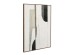 LINEAR ΠΙΝΑΚΑΣ ΔΙΑΚΟΣΜΗΤΙΚΟΣ ΜΕ ΚΟΡΝΙΖΑ 90x120x4cm ΚΑΜΒΑΣ ΜΠΕΖ ΓΚΡΙ ΜΑΥΡΟ ΞΥΛΟ ΦΥΣΙΚΟ