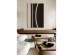 SOLAIRE A ΠΙΝΑΚΑΣ ΔΙΑΚΟΣΜΗΤΙΚΟΣ ΜΕ ΚΟΡΝΙΖΑ 80x120x4cm ΚΑΜΒΑΣ ΚΑΦΕ ΣΚΟΥΡΟ ΜΠΕΖ ΞΥΛΟ ΦΥΣΙΚΟ