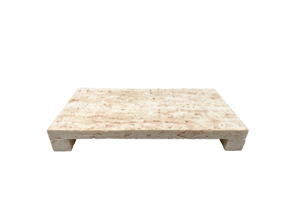 TRAVERTINO ΔΙΣΚΟΣ ΔΙΑΚΟΣΜΗΣΗΣ 34x17x5cm POLYRESIN STONE TRAVERTINO ΔΙΣΚΟΣ ΔΙΑΚΟΣΜΗΣΗΣ 34x17x5cm POLYRESIN STONE