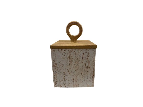 COPPER B ΚΟΥΤΙ ΑΠΟΘΗΚΕΥΣΗΣ 15x15x24cm POLYRESIN STONE ΦΥΣΙΚΟ COPPER B ΚΟΥΤΙ ΑΠΟΘΗΚΕΥΣΗΣ 15x15x24cm POLYRESIN STONE ΦΥΣΙΚΟ