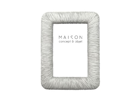 MARBRE ΚΟΡΝΙΖΑ 15x2x20cm POLYRESIN ΑΣΠΡΟ ΓΥΑΛΙ