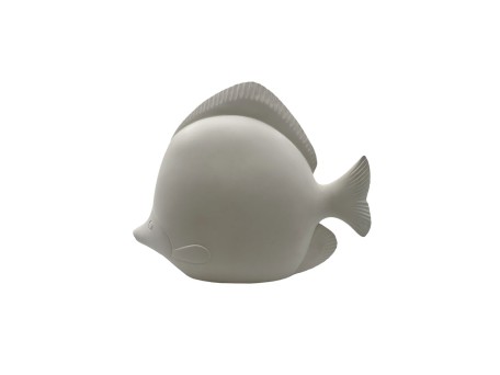 FLUX L ΔΙΑΚΟΣΜΗΤΙΚΟ ΨΑΡΙ 35x11x26cm POLYRESIN ΑΣΠΡΟ