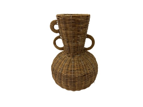 ARUNDO ΒΑΖΟ 26x26x36cm RATTAN ΦΥΣΙΚΟ ΦΥΣΙΚΟ