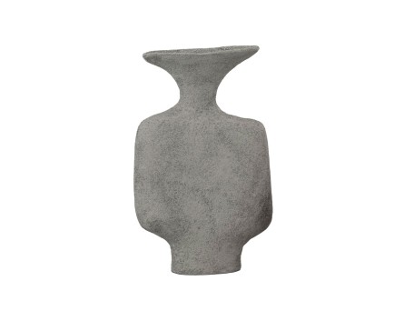 RUSTIC ΒΑΖΟ 18.5x7x29cm ΑΛΟΥΜΙΝΙΟ ΜΑΥΡΟ