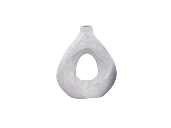 MED VASE ΒΑΖΟ 30x9x33cm ΑΛΟΥΜΙΝΙΟ ΑΣΠΡΟ MED VASE ΒΑΖΟ 30x9x33cm ΑΛΟΥΜΙΝΙΟ ΑΣΠΡΟ