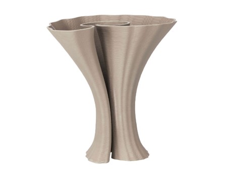 DINY ΒΑΖΟ 24x24x33cm ΚΕΡΑΜΙΚΟ ΓΚΡΙ