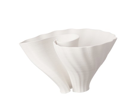 DINY ΒΑΖΟ 24x24x17cm ΚΕΡΑΜΙΚΟ ΑΣΠΡΟ