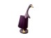 QUACK B ΦΩΤΙΣΤΙΚΟ ΕΠΙΤΡΑΠΕΖΙΟ 37x23x57.5cm POLYRESIN ΜΩΒ ΑΝΟΙΧΤΟ ΧΡΥΣΟ ΥΦΑΣΜΑ ΜΩΒ ΣΚΟΥΡΟ