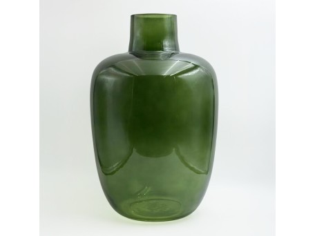 VIDRIO ΒΑΖΟ 25x25x38cm ΓΥΑΛΙ ΠΡΑΣΙΝΟ